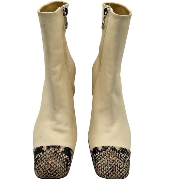 Aeyde Women's Smooth Leather Side Zip Ankle Boots Size EU 36 - US 5.5-6 - Picture 4 of 13